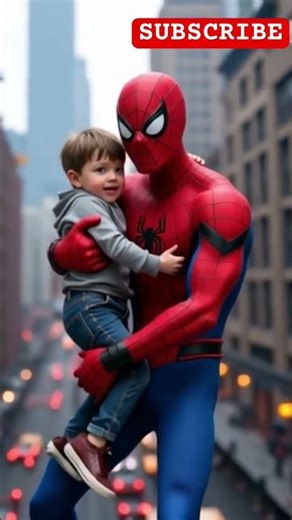 ⛑️ SPIDERMAN SAVED A CHILD! #marvel #avengers #superhero #Hulk #cute #shorts #funny #freefire #short