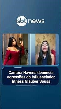 Cantora Havena denuncia agressões do influenciador fitness Glauber Sousa | #PrimeiroImpacto
