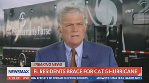 Samaritan's Purse is preparing to respond to Hurricane Milton in Florida even as we continue to work on cleanup from Helene. Please pray for those in the path of this storm—their second major hurricane in just a few weeks. Thank you Greta Van Susteren and NEWSMAX. | Franklin Graham