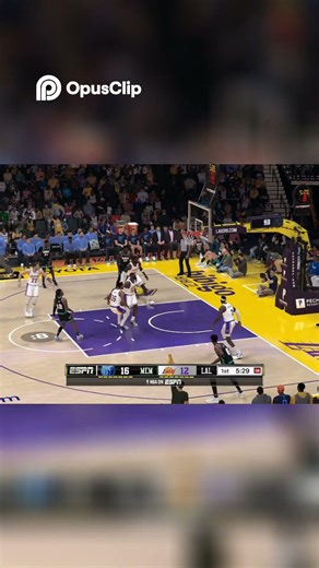 Lebron for 3 and MORANT midrange