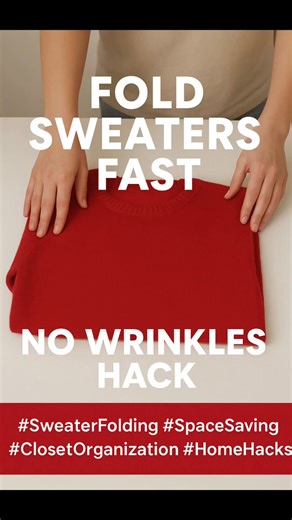 23K views · 208 reactions | Fold Sweaters Fast | No Wrinkles Hack #sweaterfolding #foldsweatersfast #SpaceSaving #closetorganization #HomeHacks #foldinghacks #laundrytips #minimalistliving #organizedhome #usaclosettips #WardrobeGoals #tidycloset #BeautyStudio77 Vinod Kumar | Vinod Kumar | Facebook