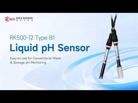 RK500-12 Type B1 Liquid pH Sensor Easy-to-use for Conventional Water & Sewage pH Monitoring