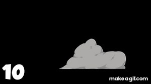 ☁️ 20 Cartoon Animated Smoke Effects Pack #1 | Fog | Dust | Clouds on Make a GIF