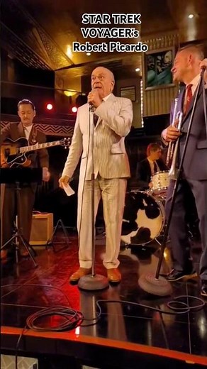 From outer space to The Cicada, Robert Picardo #jazz #singer #startrekvoyager