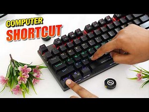 Computer Shortcut Keys | Basic Computer Shortcut Keys | PC Shortcuts