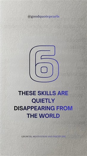 Quotes | Motivation | Mindset | These essential skills are quietly disappearing from the modern world. From the lost art of cursive writing to the analog clock, we are... | Instagram