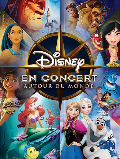 Disney en Concert : Autour du Monde : un ciné-concert féerique au Zénith de Paris