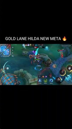 Gold Lane Hilda is The New Meta #MLBBCreator #MLBBALLSTAR #shorts #mlbb