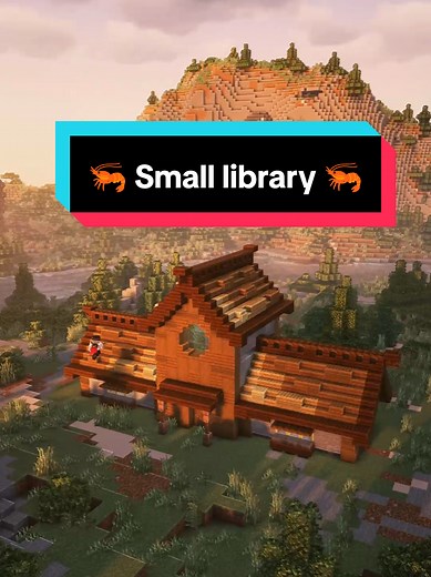 Small Library Ideas in Minecraft