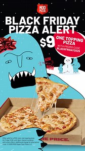  $9 Pizza Flash Sale  Any MOD Size 1-topping pizza for just $9 — but only until 3 PM today. Pick your favorite topping and grab it while it lasts. ⚡ | MOD Pizza | Facebook