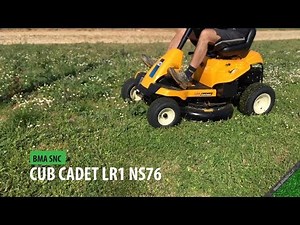 CUB CADET LR1 NS76 - Trattorino minirider scarico laterale mulching, trasmissione a variatore