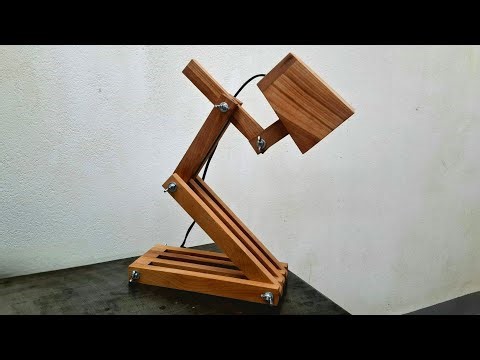 DIY Wooden Table Lamp | Easy Woodworking Project