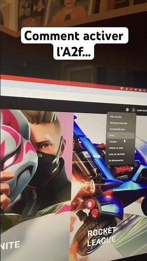 Activer l’A2f sur Fortnite.