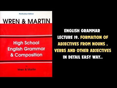 Formation of Adjectives | Master How Words Turn Into Adjectives! AIMERS