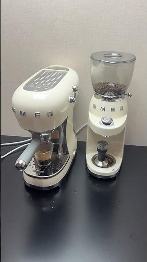 SMEG Espresso Machine + Grinder Review | Luxury Home Coffee Setup #coffeegrinder