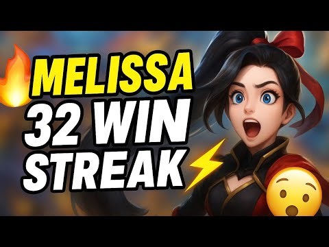 🔥 MELISSA 32 WIN STREAK! | Mobile Legends Epic Gameplay 🏆 | MLBB Grandmaster Carry