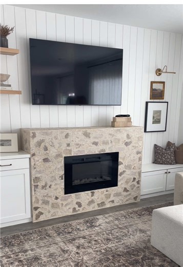 Affordable DIY Stone Fireplace Makeover Ideas