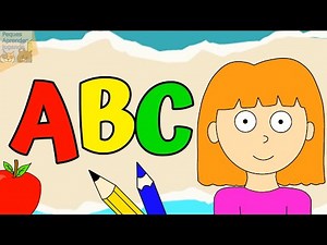 The English alphabet for children. Little ones learn by playing. Learn English easily.