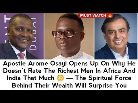 THIS IS WHY YOU WILL RARELY SEE CHRISTIANS AMONG THE RICHEST MEN IN THE WORLD — APST AROME OSAYI 😳🔥