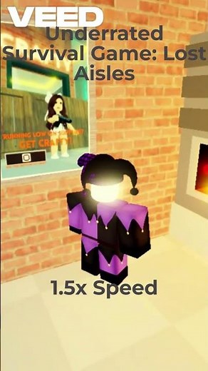 Underrated Roblox Survival Game: Lost Aisles #robloxgameplay #RobloxunderratedGame #newcreator #game