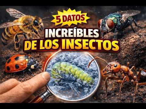INSECTOS: 5 Cosas que NO Sabías y te Sorprenderán