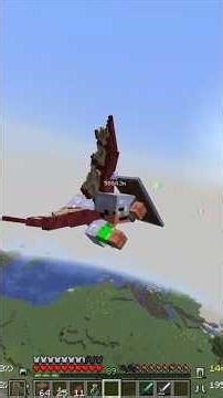 Wing better than Elytra 🪽 #minecraft #shorts #wings #mods #flight