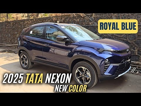 2025 Tata Nexon New Color | Tata Nexon Royal Blue Color