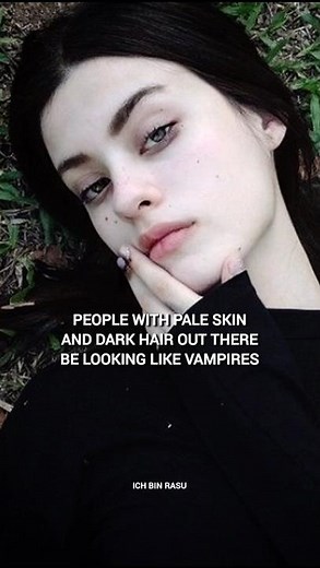 Pale skin and dark hair #shorts #trending #youtube #edit #aesthetic #vampire #viral #youtubeshorts