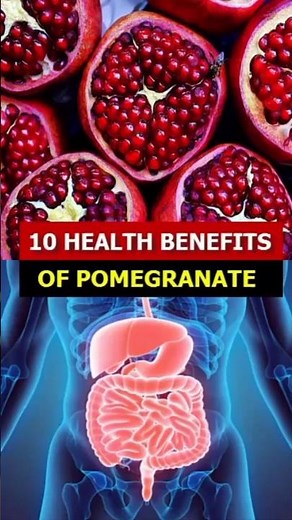 Top 10 Health Benefits of Pomegranate You Need to Know #HealthTips #Pomegranate #health #Superfoods