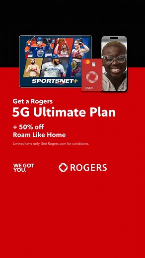 More rewards, more sports, more travel savings. Get a Rogers 5G Ultimate Plan & unlock all the perks. | Rogers