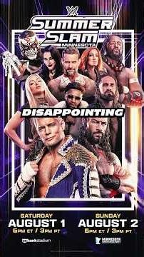 How concerned should WWE be about SummerSlam's disappointing ticket sales? #wwe #summerslam