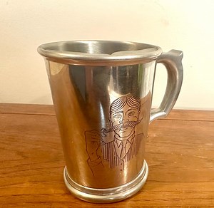 Vintage English Pewter Mug, Tankard Mug, Shaving Mug - Etsy