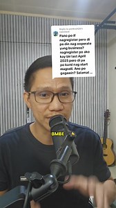 2.9K reactions · 340 shares | Para sa mga nag-register kay BIR last...