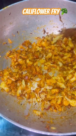 Califlower Fry 🥦 | కాలీఫ్లవర్ ఫ్రై 😋 Comment your favourite vegetable curry 🍛