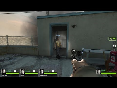 Left 4 Dead 2 (PC) - Nick Threatens to Beat Up Ellis