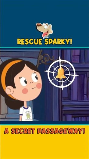 Secret Passageway in the Haunted Castle! 🚪✨ | Funtime Happy Camp #shorts