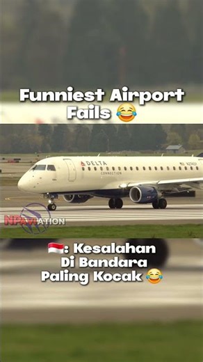 Funniest Airport Fails 😂 || #aviation #plane