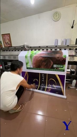 Timelapse Printing a Tarsier on Tarpaulin | Large Format Printing Process