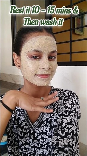Multani mitti potato juice face pack at home✨#skincare #homeremedies #hack #multanimitti #skinclean