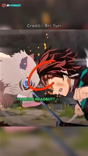 Why Is Tanjiro’s Headbutt So OP? Hidden Truth!! #demonslayer #ytshorts #kimetsunoyaiba