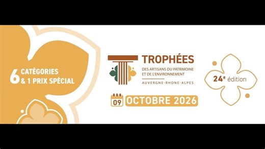 Artisans & collectivités : en 2026, participez aux Trophées du Patrimoine et de l'Environnement ! | CAPEB Auvergne-Rhône-Alpes