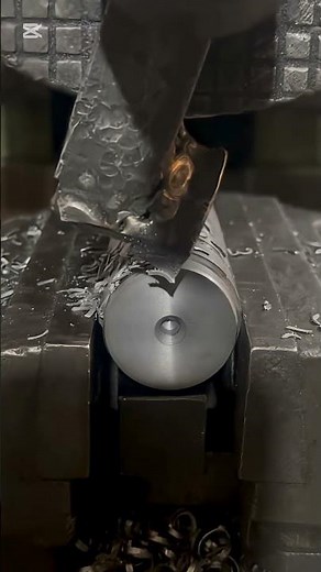 Steel machining on a shaping machine, satisfying process #short