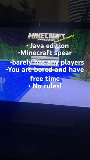 Be the first to join my Minecraft server that has no rules and always will be updating!