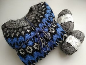 Лопапейса "Riddari" спицами . Подробный мастер-класс (теория)