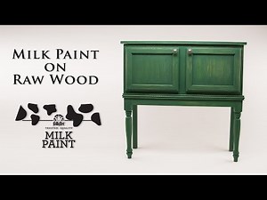 How To Use Milk Paint on Raw Wood