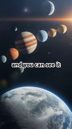 Rare Planet Alignment Happening Right Now! 🚀 #space #planets #astronomy #cosmos #skywatching