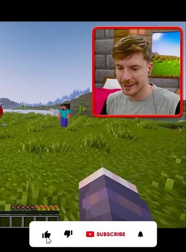"I Trapped 100 days In Minecraft House" by MrBeast. ‪@MrBeastGaming‬ ‪@MrBeast‬