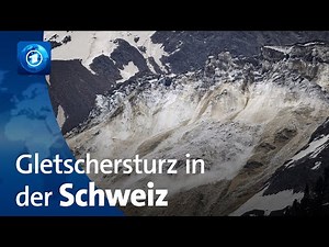 Großteil des Birch-Gletschers in der Schweiz abgebrochen