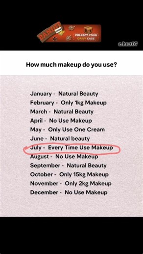How much makeup do you use?