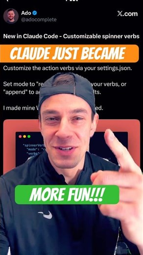 Customize Your Claude Code Spinner (No More Reticulating)
